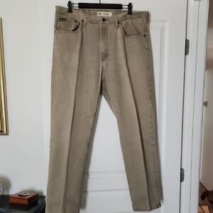 Lee Regular Fit Khaki Jeans